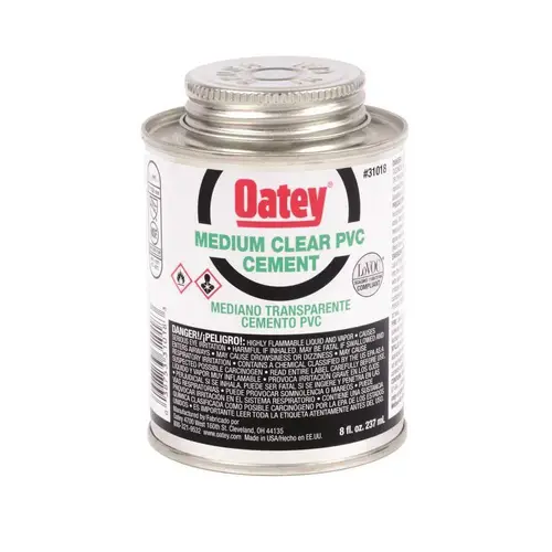 8 Oz Medium Clear Pvc Cement