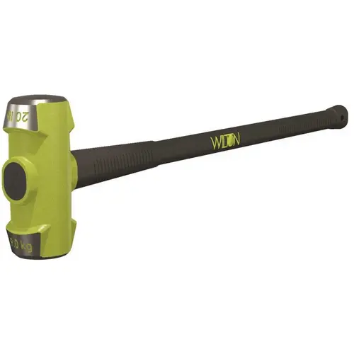 B.A.S.H Unbreakable Handle Sledge Hammer, 20 lb Head, 36 in Ergonomic Handle Green; Black B.A.S.H Unbreakable Handle Sledge Hammer, 20 lb Head, 36 in Ergonomic Handle Green; Black