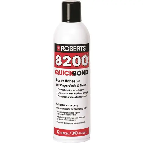 Quick Bond 12 oz. Spray Adhesive White Quick Bond 12 oz. Spray Adhesive White
