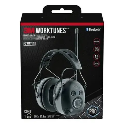 3M  WorkTunes  Connect + AM/FM Hearing Protector with Bluetooth  Technology