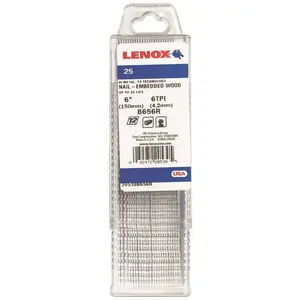 Lenox 20530B656R RECIPROCATING BLADE 6T 6 IN White