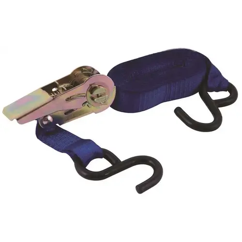 13 ft. x 1 in. Ratchet with Hook 900 lbs Blue 13 ft. x 1 in. Ratchet with Hook 900 lbs Blue