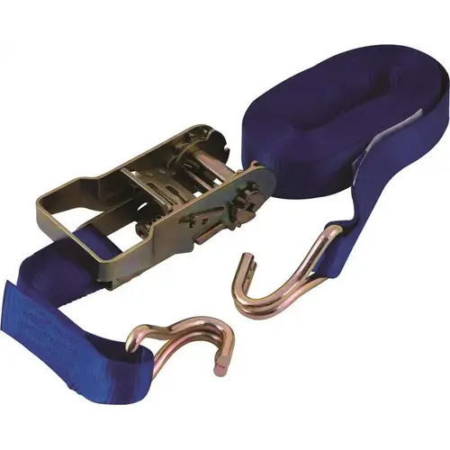 16 ft. x 1-1/8 in. Ratchet DBLJ Hook 2.5 K Blue