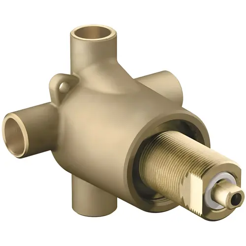 Brass Commercial 3-Function Transfer Shower Valve - 1/2 in. CC Connection Brass Commercial 3-Function Transfer Shower Valve - 1/2 in. CC Connection