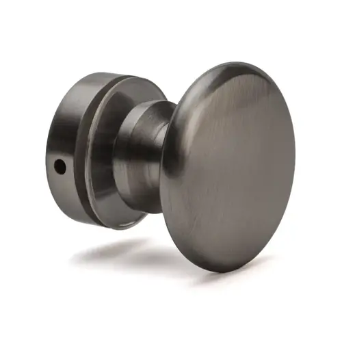 Classic Shower Doorknob Single-Sided for 1/4" to 1/2" Glass - Brushed Bronze Classic Shower Doorknob Single-Sided for 1/4" to 1/2" Glass - Brushed Bronze