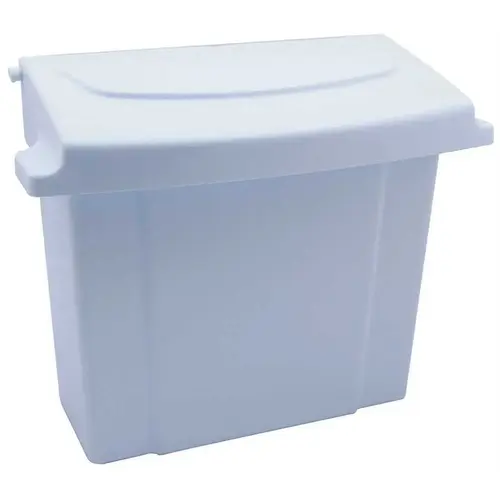 White Sanitary Napkin Receptacle