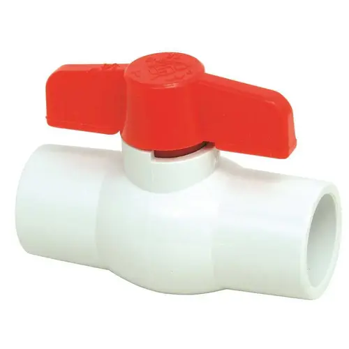 PVC SLIP X SLIP BALL VALVE, 1 IN PVC SLIP X SLIP BALL VALVE, 1 IN