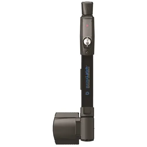 Black Magnalatch Vertical Pull Magnetic Gate Latch 12 7/16" Height