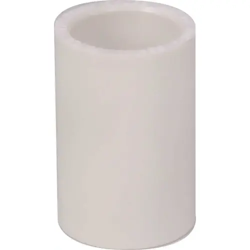 PVC COUPLING, 1/2 IN White PVC COUPLING, 1/2 IN White