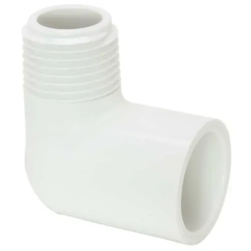 3/4 in. PVC Schedule 40 90-Degree MIPT x Slip Street Elbow