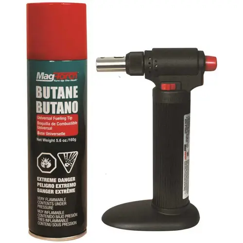 MagTorch Micro Butane Torch Kit wth 5.6 oz. Fuel cylinder MagTorch Micro Butane Torch Kit wth 5.6 oz. Fuel cylinder