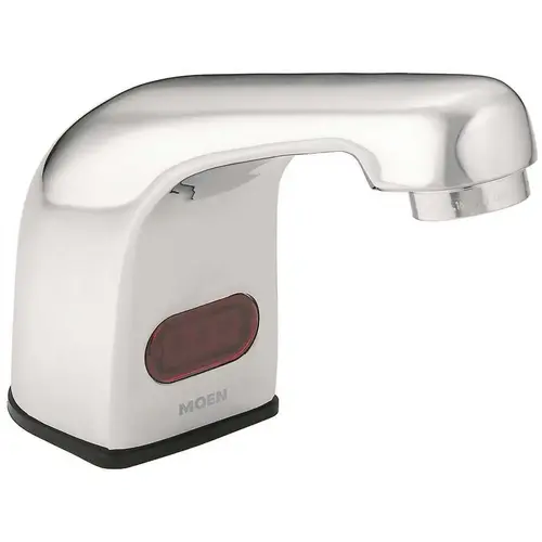 M-Power Series Electronic Lavatory Faucet, 0.5 gpm, Cast Brass, Chrome Plated, Fixed Spout