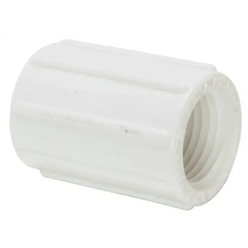 1/2 in. x 1/2 in. Sch. 40 PVC Pressure FPT x FPT Coupling