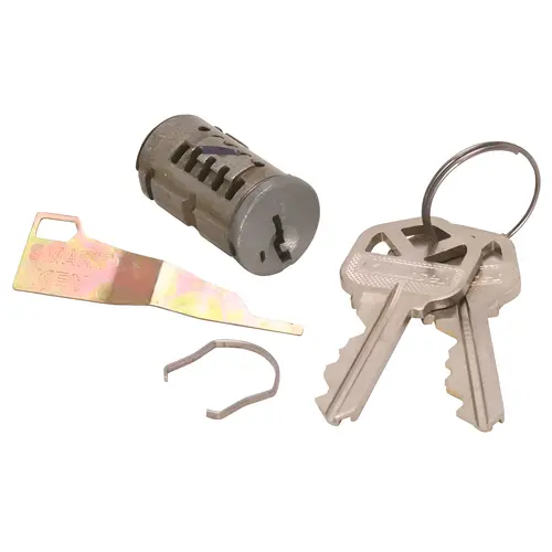 Single Cylinder Replacement With Smartkey Security Silver Single Cylinder Replacement With Smartkey Security Silver