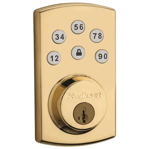 POWERBOLT 1000 PUSHBUTTON RESIDENTIAL LOCK LIF BRASS Bright Brass POWERBOLT 1000 PUSHBUTTON RESIDENTIAL LOCK LIF BRASS Bright Brass