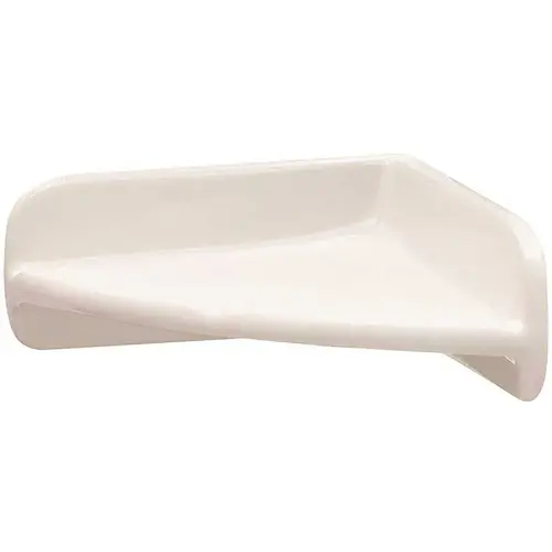 7 in. x 7 in. Corner Shower Shelf, Large, White 7 in. x 7 in. Corner Shower Shelf, Large, White