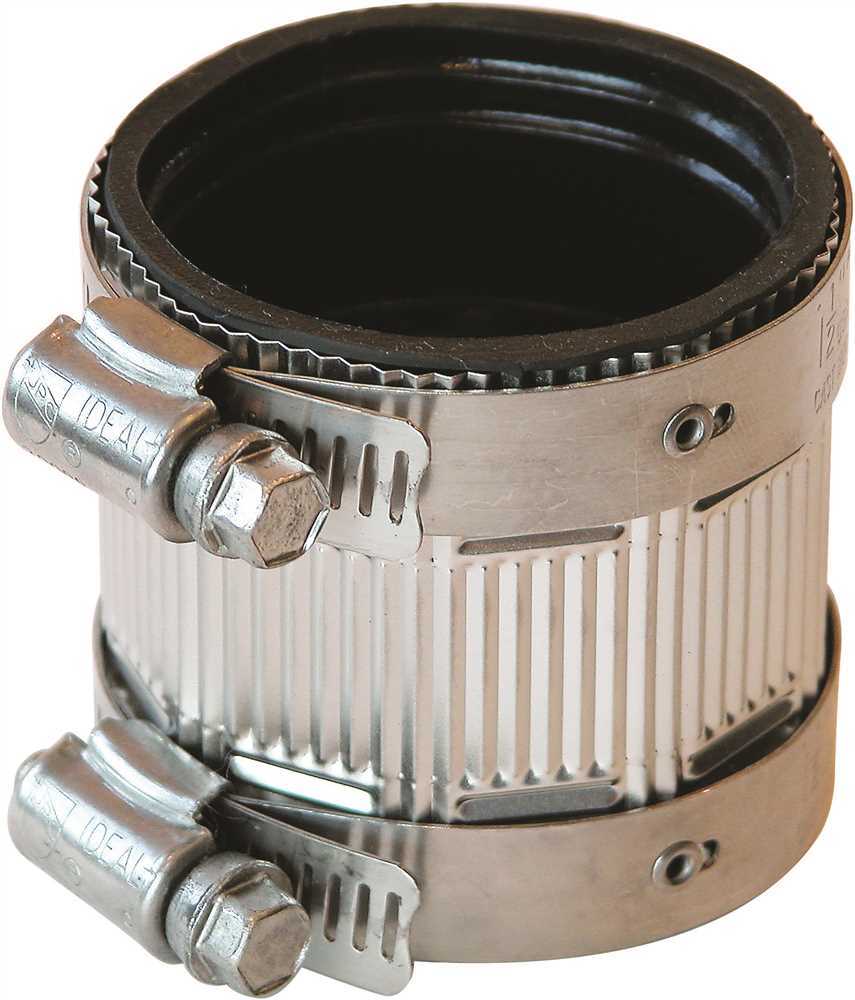 Fernco NH-215 2 In X 1-1/2 In Reducing-Size No-Hub Coupling