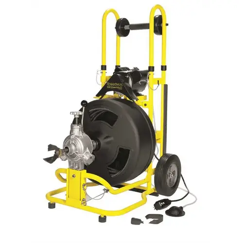 SPEEDWAY POWER AUGER DRAIN CLEANING MACHINE, 5/8 IN. X 100 FT. CABLE SPEEDWAY POWER AUGER DRAIN CLEANING MACHINE, 5/8 IN. X 100 FT. CABLE
