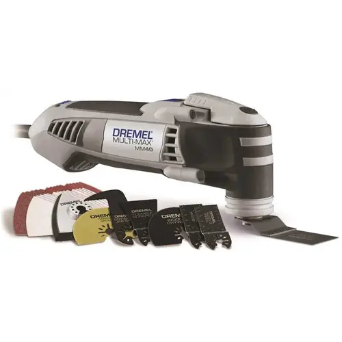 Multi-Max 3.8 Amp Variable Speed Corded Oscillating Multi-Tool Kit with 36 Accessories and Storage Bag Gray Multi-Max 3.8 Amp Variable Speed Corded Oscillating Multi-Tool Kit with 36 Accessories and Storage Bag Gray