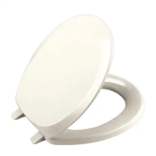 French Curve Round Closed Front Toilet Seat in White French Curve Round Closed Front Toilet Seat in White