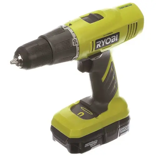 18-Volt ONE+ Lithium-Ion Cordless 3/8 in. Drill/Driver Kit with 1.3 Ah Battery and Charger Green 18-Volt ONE+ Lithium-Ion Cordless 3/8 in. Drill/Driver Kit with 1.3 Ah Battery and Charger Green