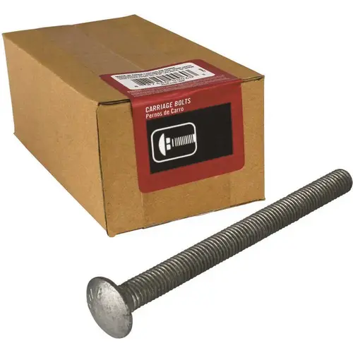 1/2 in.-13 x 6 in. Galvanized Carriage Bolt - pack of 25 1/2 in.-13 x 6 in. Galvanized Carriage Bolt - pack of 25