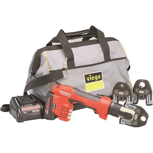 1/2 in., 3/4 in., 1 in. Compact PEX Crimp Tool Kit for PureFlow Press Connections