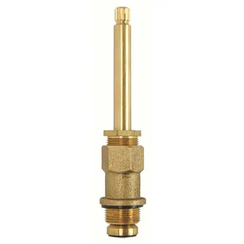 Faucet Stem Hot/Cold, 12-Point Brass Faucet Stem Hot/Cold, 12-Point Brass
