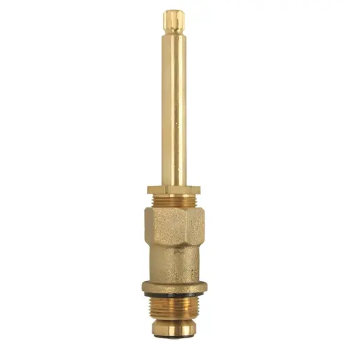 Faucet Stem Hot/Cold, 12-Point Brass Faucet Stem Hot/Cold, 12-Point Brass