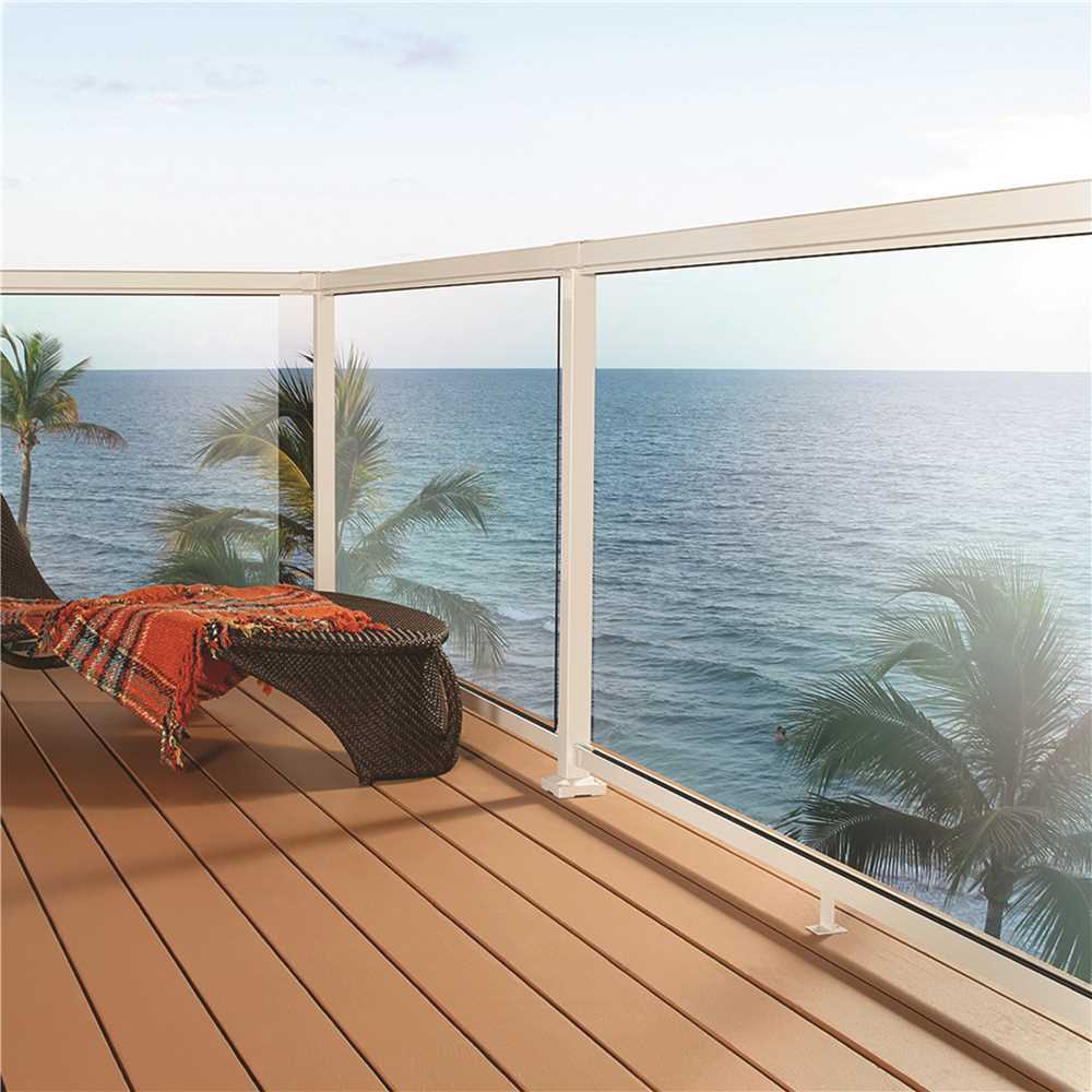 Peak Aluminum Railing 50940 Aluminum Railing 6 ft. Glass Gasket Only Black  Buy Now, image size:1000x1000