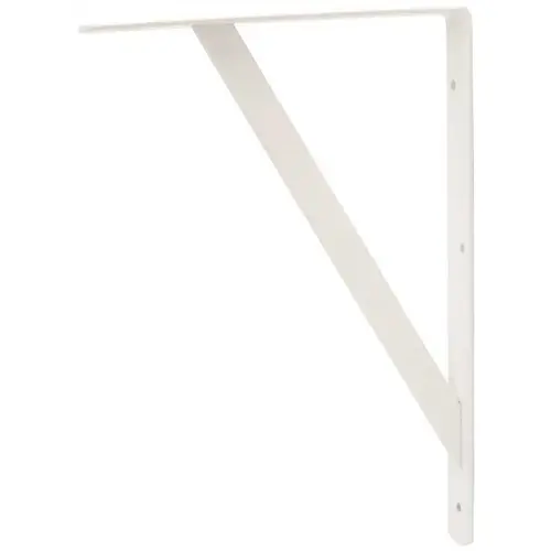 20 in. x 13 in. White Heavy Duty Shelf Bracket Pack of 10 20 in. x 13 in. White Heavy Duty Shelf Bracket Pack of 10