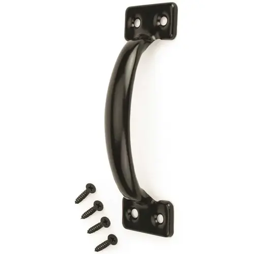 6-1/2 in. Black Door Pull - pack of 5 6-1/2 in. Black Door Pull - pack of 5