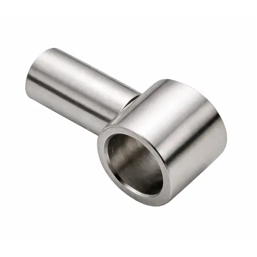 Rail Holder, Kitchen Rail System, Zinc stainless steel Stainless steel colored
