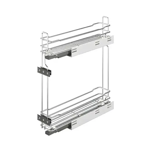 Base Pull-Out, Hafele, for installation behind fronts Load bearing capacity 12 kg, wire shelf, chrome-plated