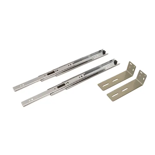 Slide, for Spice Rack Champagne, Installed length 250 mm (9 7/8") Slide: Galvanized Brackets: Champagne