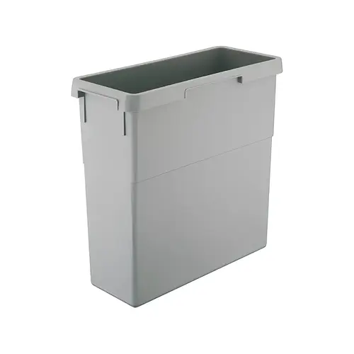 20 Quarts Replacement Waste Bin, Hailo Easy Cargo Plastic, light gray, dim.: 297 x 171 x 413 mm Light gray