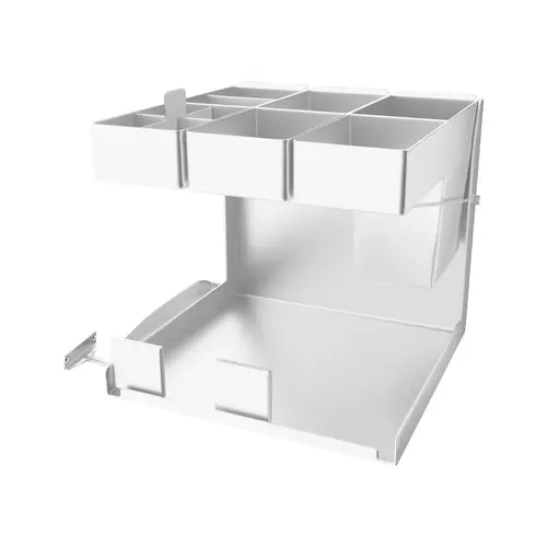 Base Unit Pull-Out, Kitchen Tower 600 silver Silver
