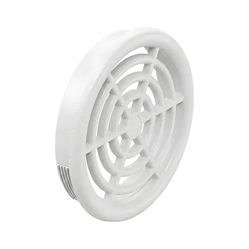 Air Ventilation Cap, diameter 48 mm Round, White White