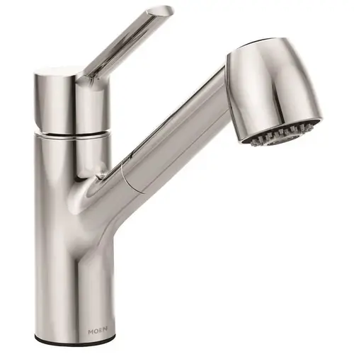 Method Single-Handle Pull-Out Sprayer Kitchen Faucet with Power Clean in Chrome Method Single-Handle Pull-Out Sprayer Kitchen Faucet with Power Clean in Chrome