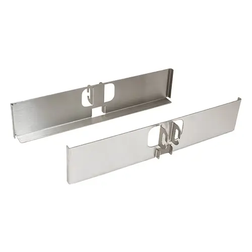 Dispensa Fineline Pantry Bracket Set 304 Stainless steel 355.6 mm 14" wide, 304 stainless steel, brushed Brushed