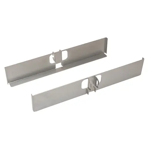 Dispensa Fineline Pantry Bracket Set Steel 406.4 mm 16" wide, steel, silver Silver