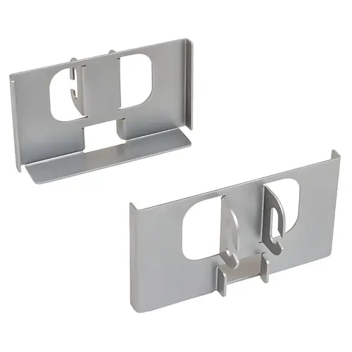 Dispensa Fineline Pantry Bracket Set Steel 101.6 mm 4" wide, steel, silver Silver
