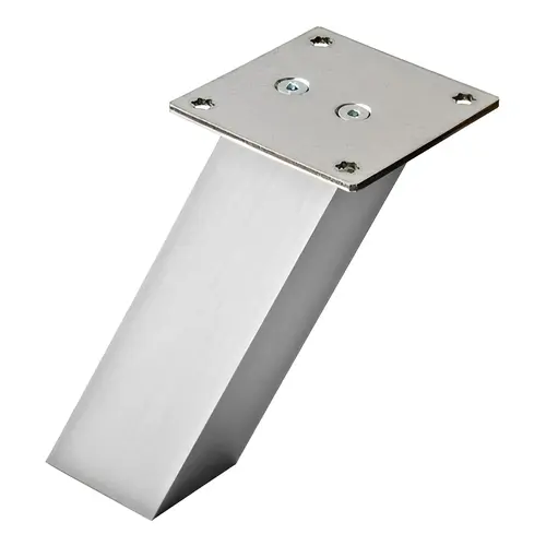 Countertop Support, Square 60 degree Angled 230 mm Height: (9 1/16") 230 mm Stainless steel effect