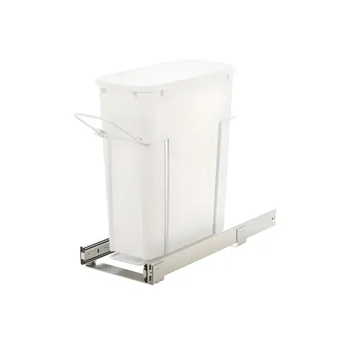 Waste Bin Pull-Out, KV Bottom Mount, Single, Ball Bearing Precision Slide, 8-3/8" Width, 20-1/8" Depth, 17-5/16" Height