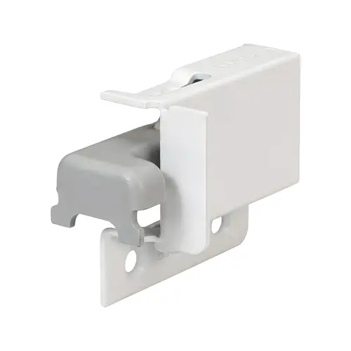 Cabinet Hanger, Screw-Mounted, 440 lb. Load Capacity, 2 5/16" length Right Grass, White, right hand