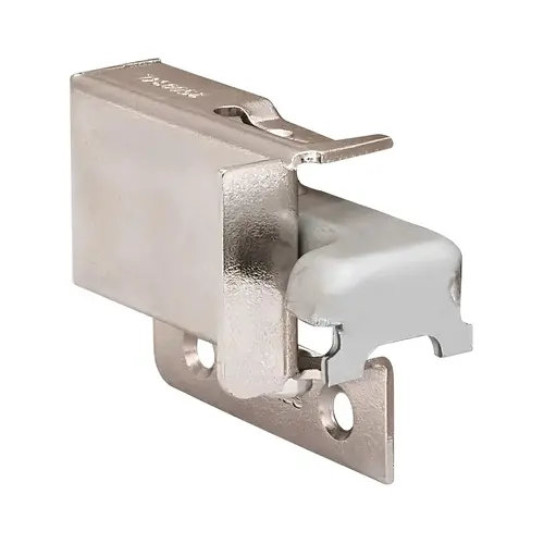 Cabinet Hanger, Screw-Mounted, 440 lb. Load Capacity, 2 5/16" length Left Grass, Nickel plated, left hand