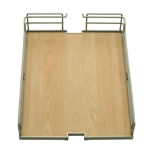 Tray Set, Dispensa 482.6 x 518 x 105 mm 495.3 mm 495 mm For Pantry Pull-Out & Base Pull-Out II, Champagne/maple, width 19" Shelf: Maple Surround: Champagne
