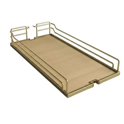 Tray Set, Dispensa 406.4 x 518 x 105 mm 419.1 mm 419 mm For Pantry Pull-Out & Base Pull-Out II, Champagne/maple, width 16" Shelf: Maple Surround: Champagne
