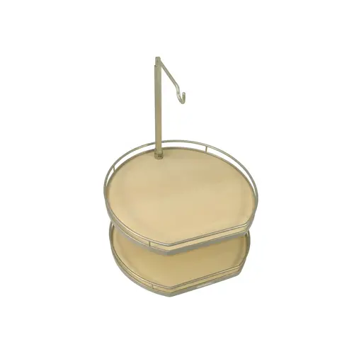 Twister Set, Melamine, Two or Three-Tray, for Upper Cabinets 18' Champagne/maple, height 25 15/16" - 30 1/2" Tray: Maple, Champagne