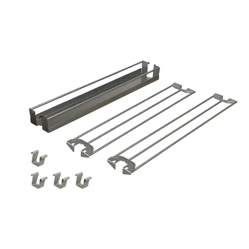 Baker's Tray Organizer Set, for Dispensa Base Pull-Out II 3 5/16" 3 5/16" wide, silver Silver